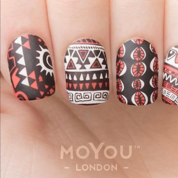 MoYou London Stamping Nail Art Plate #08 Africa - Picture 3 of 7
